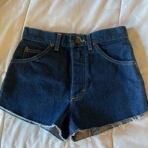 Lee Dark Blue Women's Jean Shorts